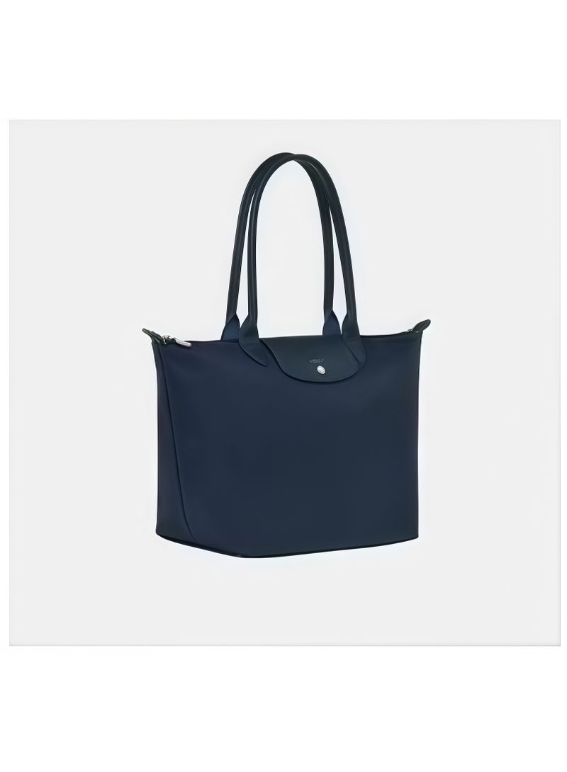 Longchamp Women's Classic Fashion Versatile Large Handbag Shopping Bag Shoulder Bag Handbag Eco-friendly Ocean Blue - Image 5